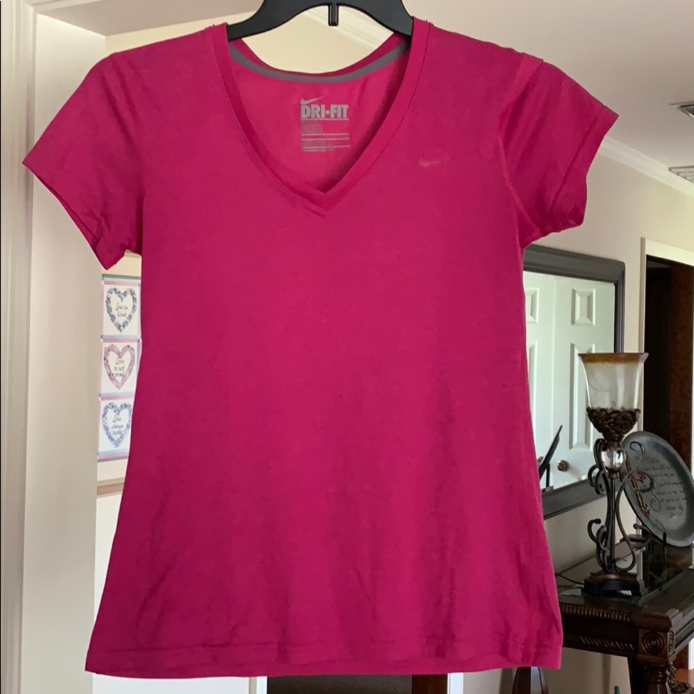 Nike Dri-Fit V neck Top